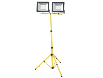 PROYECTOR LED 2X50W CON ATRIL BLANCO FRIO