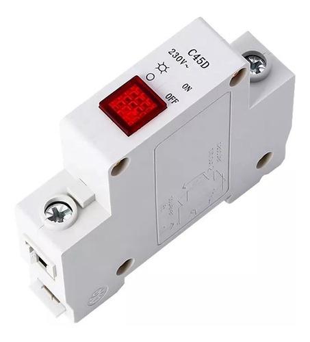 INDICADOR LUMINOSO DIN 250V ROJO