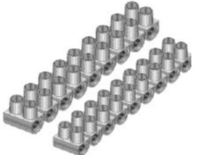 Regleta 10.0mm barra 12 ec.