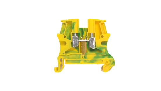 BORNE CONEXION CON TORNILLO 6.0MM VERDE AMARILLO 037172