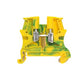 BORNE CONEXION CON TORNILLO 6.0MM VERDE AMARILLO 037172