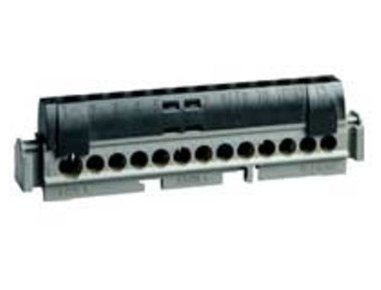 REGLETA CONEXION 8 SALIDAS NEEGRO 04852
