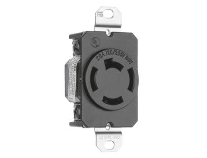 L0876045 HEMBRA EMBUTIDA 20A 125 250V